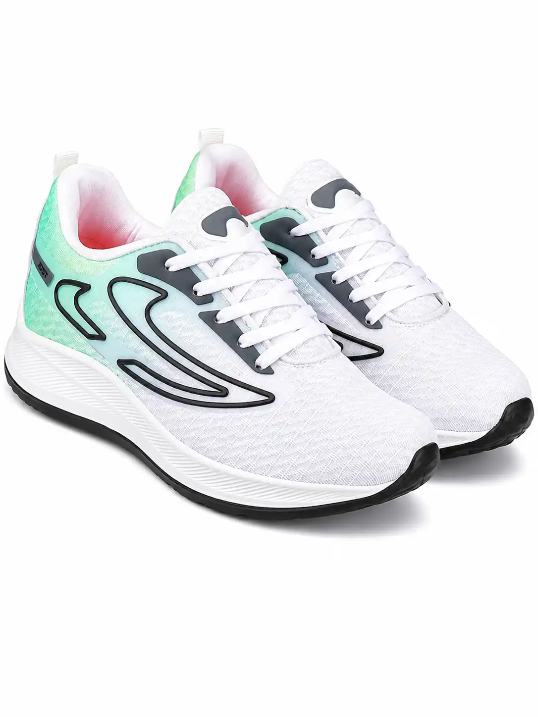 Nobelite Premium Sports ,Gym, Trending, Stylish Running Shoes For Men (White, Black , 7)